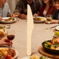 thumbnail image 6 of Cutlery Set Wooden 100Pcs Compostable Utensils Forks And Spoons Silverware Bradem, 6 of 9