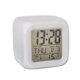 thumbnail image 1 of Reloj despertador digital para niños, con repetición y luz nocturna, fácil configuración, reloj de silicona para hora, visualización de fecha, funciona con pilas (blanco), 1 of 5