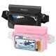 thumbnail image 1 of Riñonera Niveaya IP68 impermeable, paquete de 2 unidades para teléfonos de hasta 9.5 pulgadas, 1 of 7