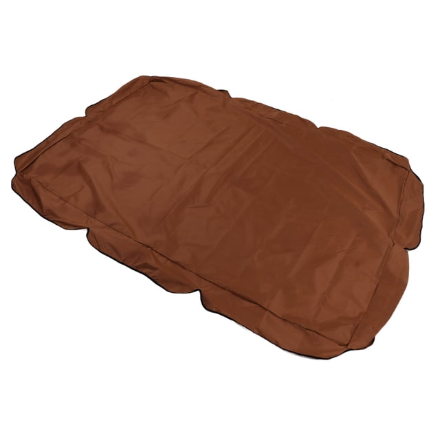 Swing Canopy, Universal Swing Chair Top Cover Easy To Install Easy Storage 4 Reinforced Straps For Garden Brown