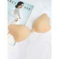thumbnail image 2 of Spencer 2 Pairs Women's Backless Strapless Bra, Adhesive Bra Reusable Sticky Invisible Push up Bras for Women, 2 of 11