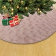 thumbnail image 3 of Holiday Time 48 inches Pink Faux Fur Tree Skirt, 3 of 3
