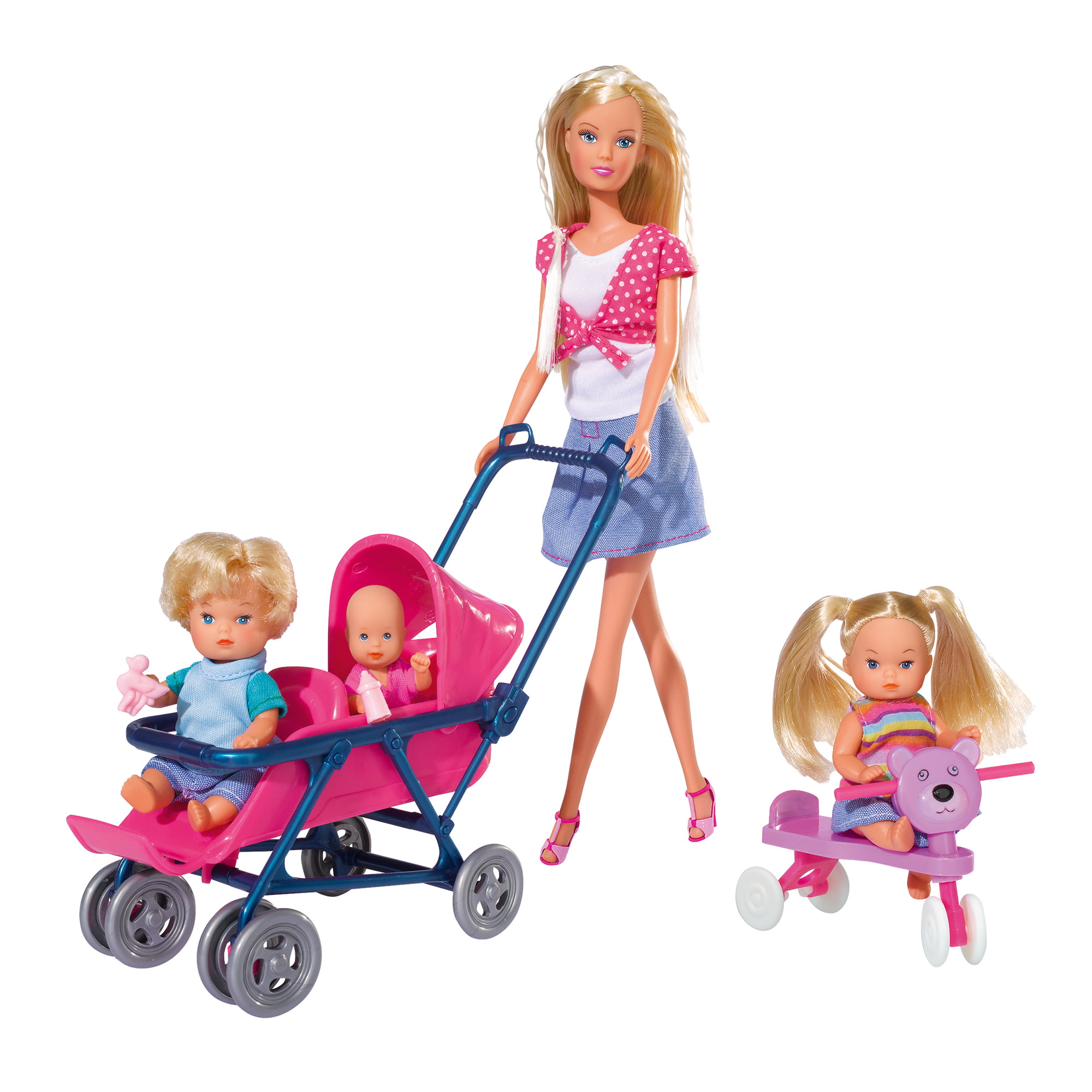 Steffi Love Baby World Set For Girl Perfect Doll Present /1 Mum and 3 babies/ 