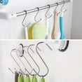 thumbnail image 4 of Emoly Paquete De 20 Ganchos En S De Alta Resistencia Ganchos Para Colgar En Forma De S De Acero Inoxidable Perchas Para Cocina Baño Dormitorio Y Oficina Plata, 4 of 5