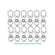 thumbnail image 5 of Minnieouse Juego de 120 ganchos a presión, hebillas giratorias de Metal para llavero, Kit surtido, Clips para llavero, accesorios para manualidades DIY, Ropa, zapatos y accesorios Miscelánea Minnieouse AP014029-00B, 5 of 6