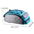thumbnail image 3 of PATLOLLAV Rear Bike Rack Bag with Rain Cover,Bicycle Rear Seat Bag,Waterproof Bicycle Saddle Bag Cycling Pannier Trunk Carrier with Reflector ,Adjustable Cord for Commuter Travel Outdoor, 3 of 5