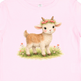 thumbnail image 4 of Inktastic Cute Goat with Flower Crown Boys or Girls Baby T-Shirt, 4 of 5