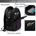 thumbnail image 4 of Balery Sea Turtle Mochila con carga USB para hombre y mujer - Mochila impermeable y antirrobo para laptop con puerto USB para viajes, trabajo, 4 of 7