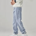 thumbnail image 6 of Mens Personality Solid Color Jeans - Hip Hop High Street Fashion, Handsome, 6 of 8