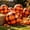 Orange-1, variant on Halloween Striped Pumpkin Balloon, Orange and White on Black PVC Inflatable Decoration for Fall Festivals, Harvest Parties, Thanksgiving, Photo Backdrops