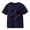 Navy, variant on Kids Girls Baseball Printed Trendy Tees Short Sleeve Crewneck T-Shirts Girls Boys Athletic Shirts Casual Summer Tops