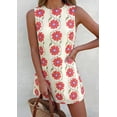 thumbnail image 4 of PRETTYGARDEN Sundresses for Women Summer Elegant Floral A Line Short Party Dress Beach Vacation Clothes, 4 of 9