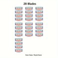 thumbnail image 2 of Multi-Layer Razor Hair Removal Tools Shaver Replacement Parts Classic Shaver Razor Blades, 2 of 5