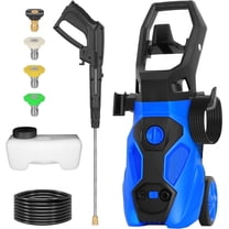 ANLIBATT Electric Pressure Washer 2465 PSI 1.76 GPM Portable Power Water Blaster Cleaning with 4 Quick Connect Nozzles 20ft Hose Safety Lock Wheels