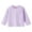 Purple359/A, variant on MEZZALL Children T-Shirts Long Sleeve T Shirts Kids Crewneck Solid Color Fall Winter Tops Basic Tees Relaxed Fit Dailywear