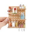 thumbnail image 3 of 1/6 1/12 de madera estante de almacenamiento de cocina estante, accesorios de muebles de cocina decoración la de Baoblaze estante de almacenamiento de casa de muñecas, 3 of 8