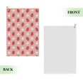 thumbnail image 2 of Kdxio Strawberry Pattern Golf Towel (24" X 16") with Carabiner Clip - The Convenient Golf Cleaning Towel, 2 of 8