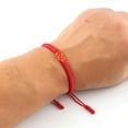 thumbnail image 4 of HOOUN 2PCS Lucky Red Yellow String Thread Braided Knitted Rope Knot Bracelet Best Gift, 4 of 5