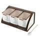 thumbnail image 3 of Contenedor De Caja De Condimentos Para Alimentos De 3/4 Rejillas, Cajas De Especias Montadas En La Pared, Herramientas De Cocina, Tarro De Condimentos Con Cucharas Advancent HA017236-00, 3 of 7