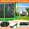 thumbnail image 5 of CITYLE Trampoline 16FT Trampoline for Adults and Kids, 1500LBS Outdoor Trampolines with Lights, Basketball Hoop and Enclosure Net, Heavy Duty Trampoline, Easy to Install & Last Long, Birthday Gift, 5 of 10