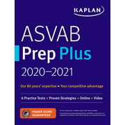 ASVAB Prep Plus 2020-2021: 6 Practice Tests + Proven Strategies + Online + Video, Used [Paperback]