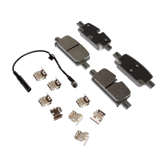 Rear Brake Pad Set - Compatible with 2019 - 2022 Chevy Silverado 1500 2020 2021