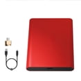 thumbnail image 2 of Disco duro de estado sólido SSD Computadora portátil Type-C USB 3.0 Disco duro móvil de 2TB de velocidad rápida, rojo kenally EL001897-01B, 2 of 2