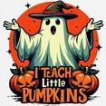 thumbnail image 3 of CafePress - I Teach Little Pumpkins Kids Baseball T Shirt - Kids Cotton Baseball Jersey, 3/4 Sleeve Shirt, 3 of 4