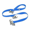 thumbnail image 2 of Flmtop Chien de Compagnie Sonnette Corde Réglable Housetraining Communiquer Clicker avec 7 Cloches Bleu, 2 of 9
