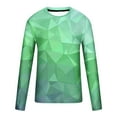 thumbnail image 4 of Qingpeng 3D Graphic Printing Pullover for Men Casual Long Sleeve Crewneck Shirts Plus Size Slim Fit Workout Tops Streetwear, 4 of 5