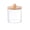 S Deals Black&Friday, variant on OEFNTAC Qtip Dispenser For Cotton Ball Cotton Swab Cotton Round Pads Floss Clear Plastic Jar Set For Bathroom Canister Storage Organization