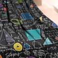 thumbnail image 3 of Math Equations Symbols Black Pattern Blanket,Comfortable Soft Flannel Throw Blanket,All Season,Warm Lightweight Blankets for Sofa Bed Couch Living Room Chair,40"x50", 3 of 4