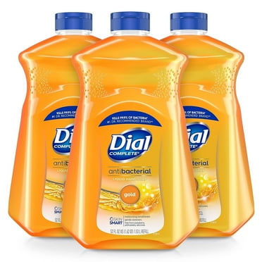 Dial Complete Antibacterial Liquid Hand Soap Refill, Gold, 52 fl Oz Pack of 3