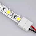 thumbnail image 4 of 10X Led Strip Light Connector Smd 5050 5630 Single 2 Wire 10Mm Pcb Board Adapter, 4 of 7