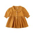 thumbnail image 1 of PENGXIANG Fille Robe à Manches Longues Partie Poupée Robe de Col, 1 of 6