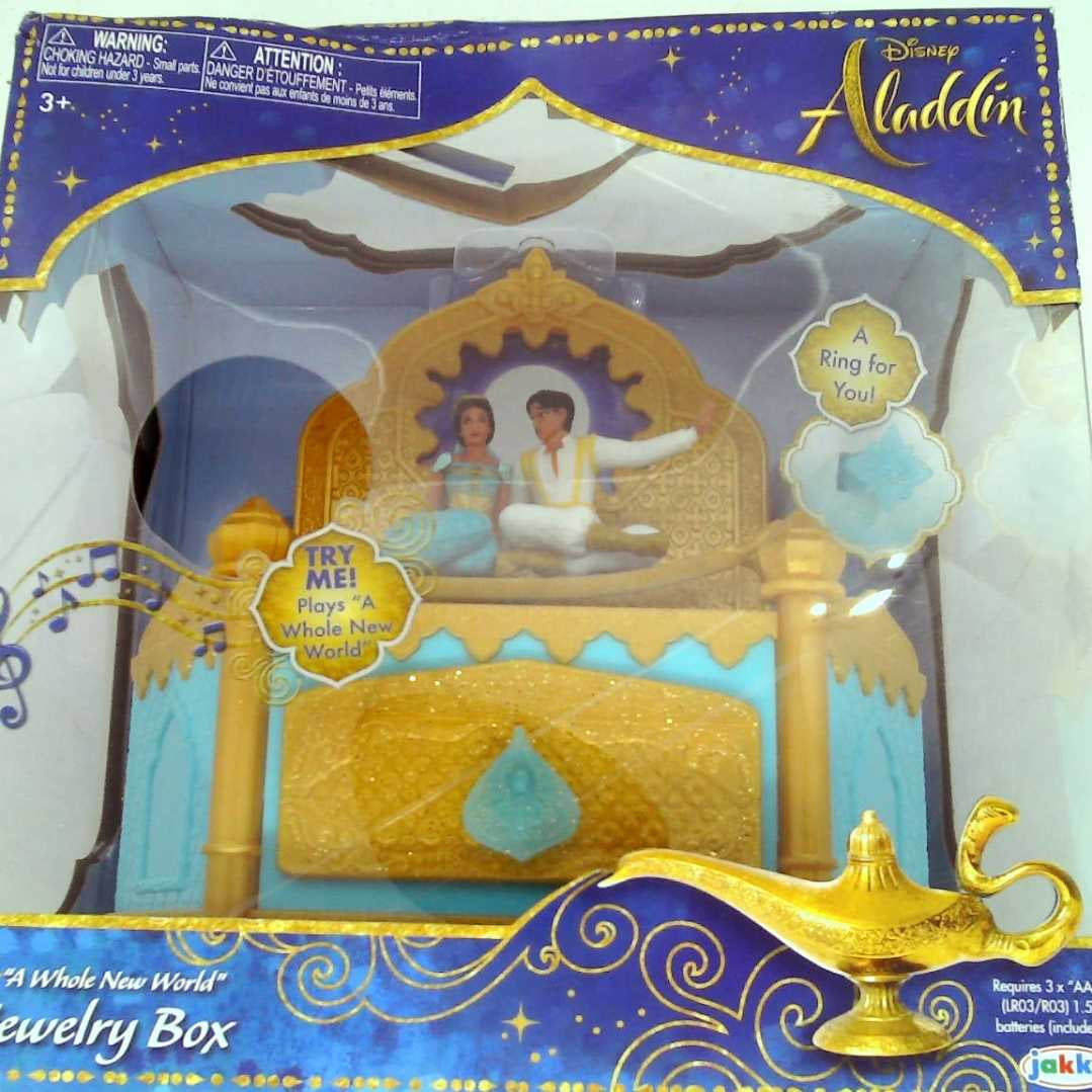Disney Aladdin "A Whole New World" Musical Jewelry Box New in Box 