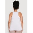 thumbnail image 5 of Womens Plus Size Rib Knit Tank Top, 5 of 5