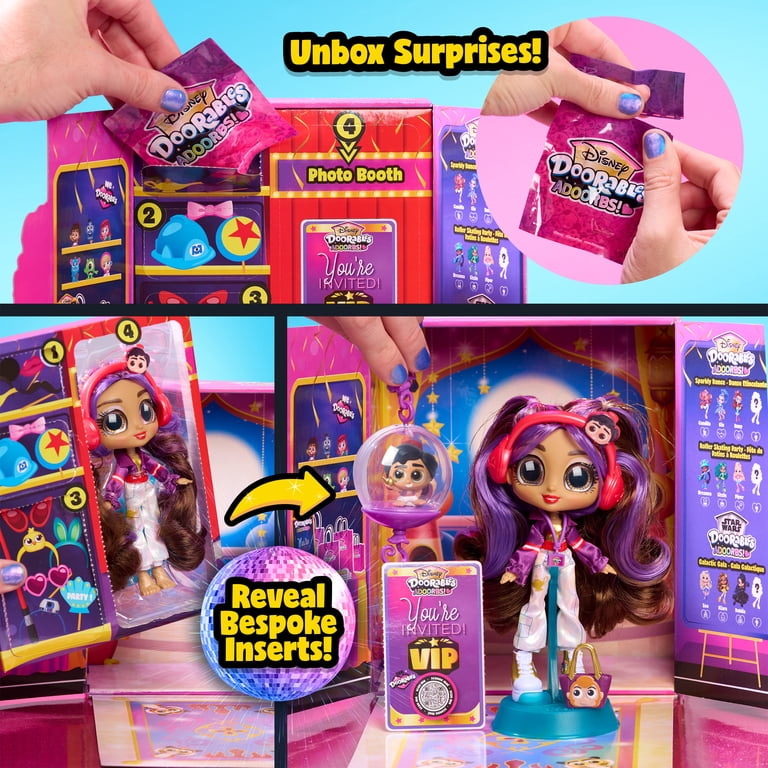 アメリカ購入ディズニー人形ドアブルズ アドアブルズ！シリーズ2 Disney Doorables Adoorbs Dolls Series 2, 9 Characters to Collect