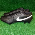 thumbnail image 5 of N I-K-E A i r-Jor-dan 1 Low TD Football Cleats Black White FJ6245 10.5 11 11.5 12 12.5, 5 of 5