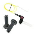 thumbnail image 5 of 7/8" 22mm Motorcycle Grips With Throttle Clamp Twist Cable Throttle Cable, 5 of 8