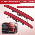 thumbnail image 4 of Car LED Rear Bumper Fog Lamp Brake Light Dynamic Turn Signal Reflector for 2016-2018, 4 of 5
