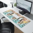 thumbnail image 2 of Smooth Navigation Large Desk Mat | Waterproof, Non-Slip | Abstract Art with Boho Leaves | Enhance Your Office Setup | Ideal for Laptop | 31.5 X 11.8 Inch, 2 of 7
