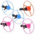 thumbnail image 4 of OULII 5Pcs Sky Aerial Disc and Launcher Assorted Colors Premium Plastic for Family Games, 4 of 8