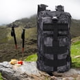 thumbnail image 3 of Deportes tácticos militares al aire libre Mochila ligera Escalada Senderismo Trekking (Python Black), 3 of 8