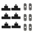 thumbnail image 4 of Almencla 6Pcs Heavy Duty Screws with Nuts for Kayak Track/ ing System Marine, 4 of 7