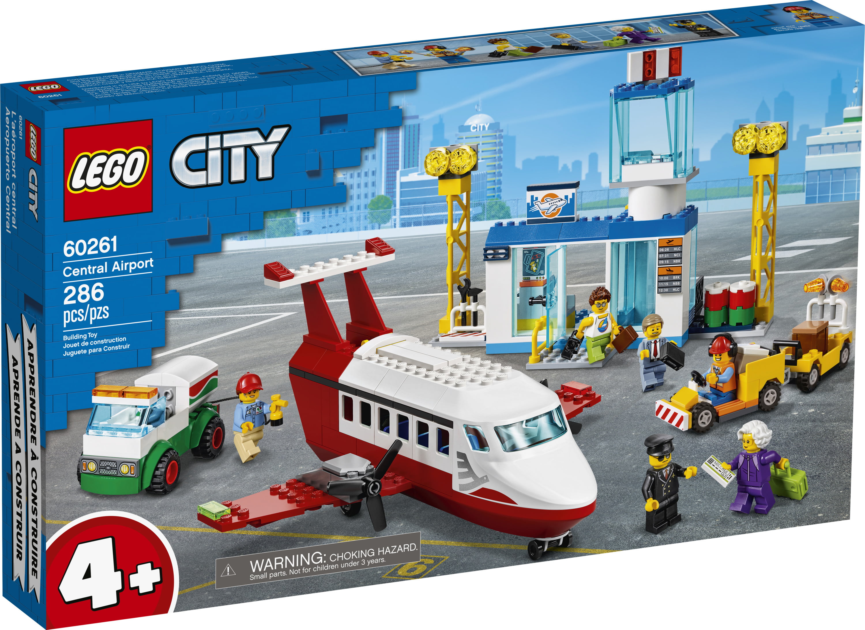 LEGO Airport 60261 Building Toy Kids Ages 4+ (286 Pieces) - Walmart.com