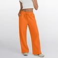 thumbnail image 4 of SUNBS Wide Leg Sweatpants Womens Cargo Pants Baggy Lounge Casual Pants Drawstring Sweat Pants with Pockets, 4 of 6