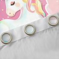 thumbnail image 4 of Castle Fairy Kawaii Magical Horse Black Out Curtains for Kids Teens Girls,Cartoon Rainbow Unicorn Curtains Pack of 2 (42x63 Each),Dreamy Princess Bedroom Curtains,Breathable Home Decor, 4 of 6