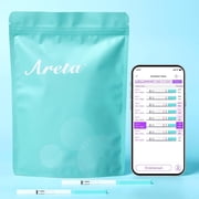 Areta Ovulation & Pregnancy Test Strips Combo Kit, 100 Ovulation Strips and 30 Pregnancy Tests, Exp Nov17