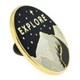 thumbnail image 2 of PinMart's Explore The Outdoors Adventure Hiking Lover Enamel Lapel Pin, 2 of 2